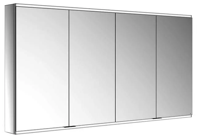 Keuco Royal Modular 2.0 SPS, bel. 80041, Vorb,2Steckd/USB,sb-elox,1800x900x160mm