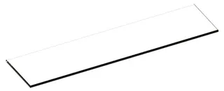 Keuco Glasabl. Lumos Ersatzt.SPS 90110 re. 455x112x6mm