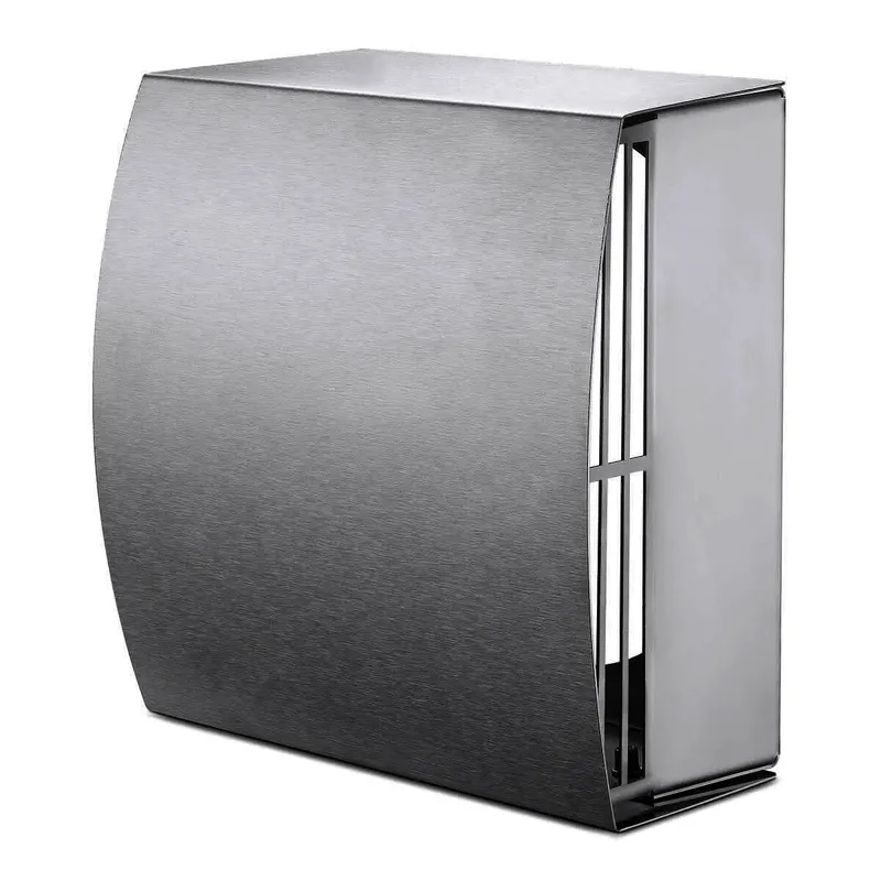 Helios KWL 45-160 FBT-E Fassadenblende tief, Edelstahl
