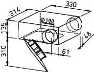 Helios SVR 100 C SlimVent Radialventilator, Nachfolger v.SVV 100 B – Bild 2