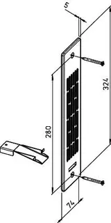 Helios KWL 45 LG Laibungsgitter Edelstahl – Bild 2