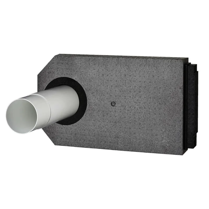 Helios ZRL 125 Rohbaupaket Laibung mit Teleskoprohr DN125, 260-500mm