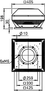 Helios HDH 200 Dachlüftungshaube horizontal – Bild 2