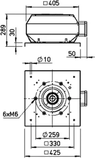 Helios VDW EC 225 A Vertikal-Dachventilator, 1-PH, EC-Motor – Bild 2