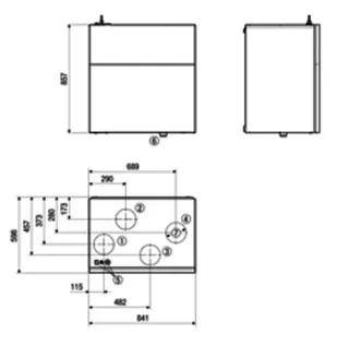Maico Raumluft-System WS 470 KB mit Bypass + Heizregister, bis 450 m2 – Bild 5