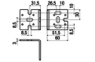 Maico Befestigungswinkel WS-BWU 160 für WS 160/WS300 an die Wand und Decke – Bild 5