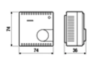 Maico Thermostat THR 10-1 Thermostat, 230 V, 50 Hz – Bild 3