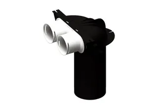 Maico Umlenkstück MA-U2-75 2 x Flexrohre Nennweite 75