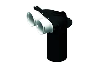 Maico Umlenkstück MA-U2-90 2 x Flexrohre Nennweite 90 – Bild 2