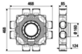 Maico Luftverteiler MA-FV8-75 8 Anschlüsse Nennweite 75 – Bild 3
