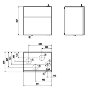 Maico Raumluft-System WS 470 KBRET Bypass, Heizregister, Enthalpie, rechts – Bild 5