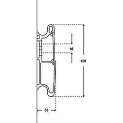 PLUS Wandschiene, 900 mm Abdeckplatte Anthrazitgrau – Bild 2