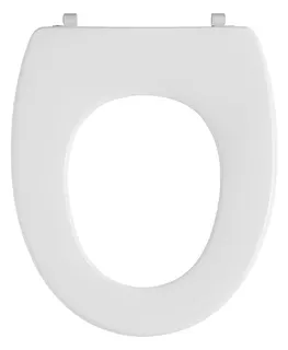 WC-Sitz Pinocchio o.Deckel Weiß Universalscharnier Edelstahl