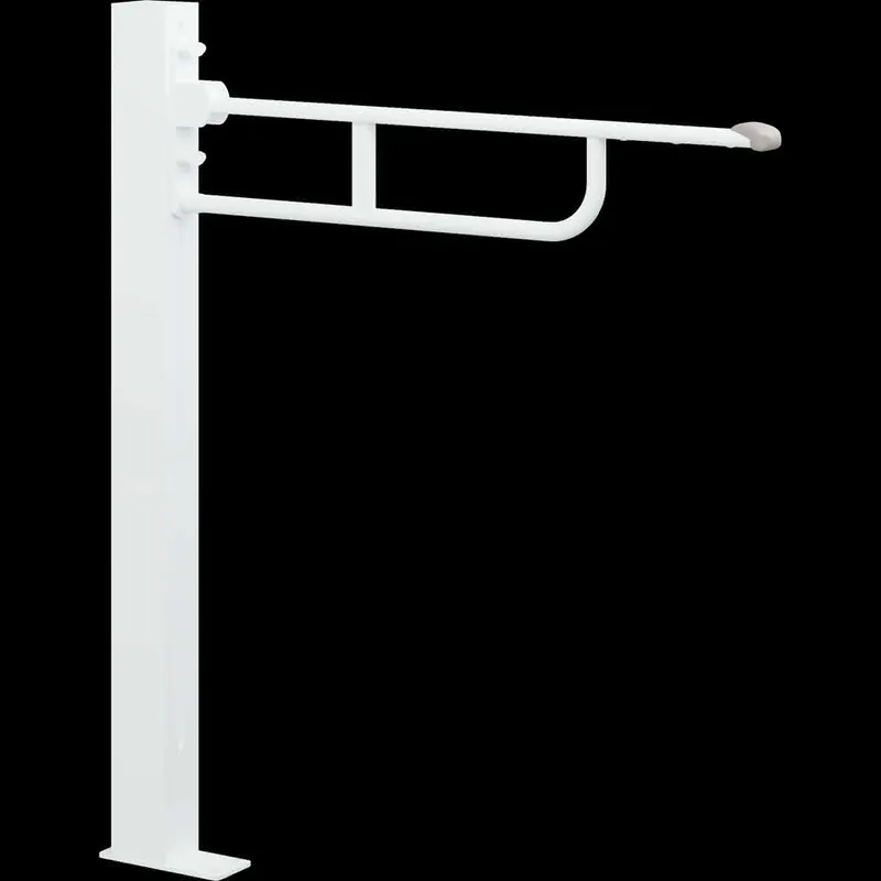 Value Fußbodensäule mit Stützklappgriff höhenverstellbar, 955mm, Weiß