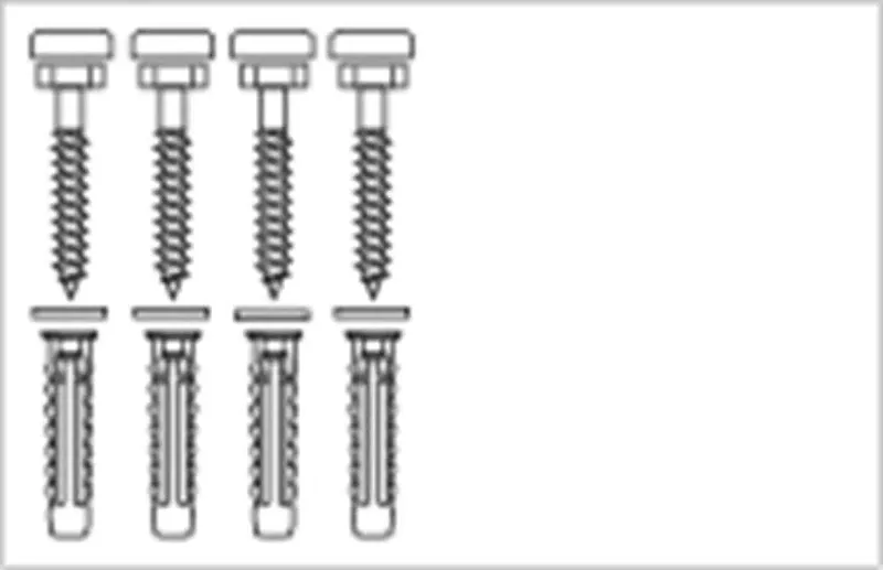Bef.material 4erSet, f. mass. Mauerwerk zu Select-Liftern, Matrix-Liftern