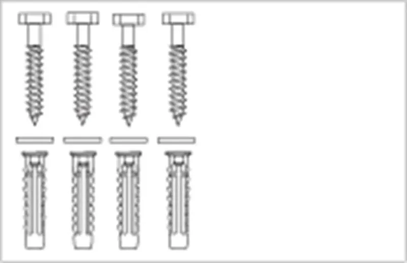 Bef.material 4erSet, f. mass. Mauerwerk zu hö.verst PLUS Waschtisch-Lifter, GD+elektr.