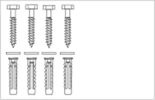 Bef.material 4erSet, f. mass. Mauerwerk zu hö.verst PLUS Waschtisch-Lifter, GD+elektr.