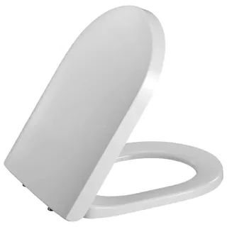 WC-Sitz T Soft D m.Deckel Weiß Universalscharnier, Edelstahl