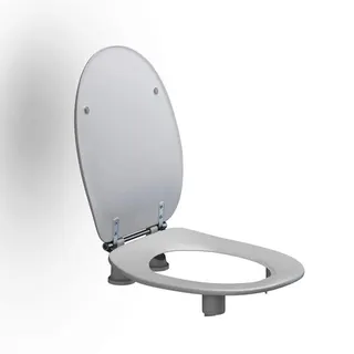WC-Sitz Dania 5 cm m.Deckel Inkl. Spritzblende, Weiß