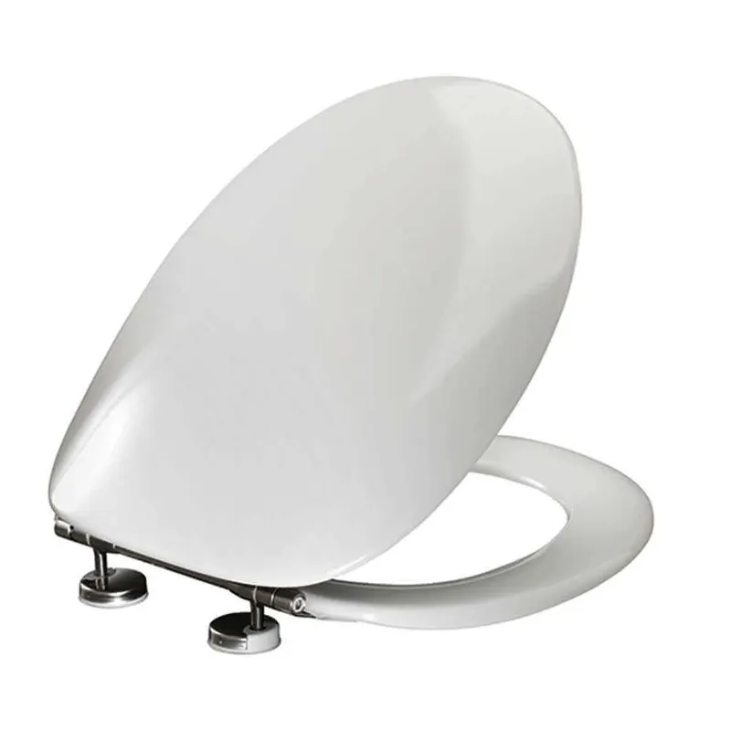 WC-Sitz P2000 m.Deckel Weiß Spezialscharnier, univ., Edelstahl
