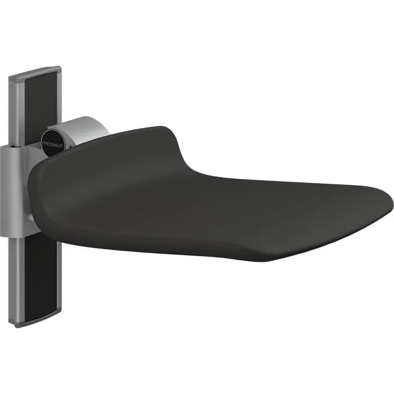 PLUS Duschsitz 450, höhenverstb. Anthrazit, klappbar