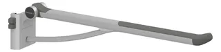 PLUS Stützklappgriff m. Dä. 850mm Links, hö.verst., ohne WS, Anthrazit