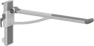 PLUS Stützklappgriff m. Dä. 850mm links, seitl+hö.verst., o. WS, anthr.
