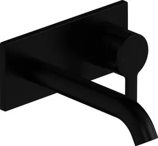 DU C.1 Einhebel-Waschtischmischer, UP Ausl.174mm,ohne Zugstange, Schwarz Matt