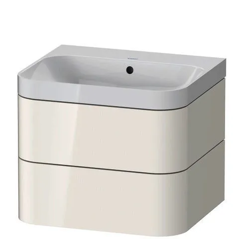 Duravit WTU m. Happy D.2 Plus, 2 Schk. ohne HL, 480x575x490mm, Weiß Hochglanz
