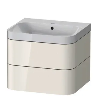 DU WTU m. Happy D.2 Plus, 2 Schk. ohne HL, 480x575x490mm, Weiß Hochglanz