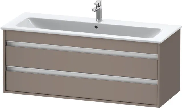 Duravit WTU Ketho f. ME by Starck, 2 Schubk. 480x1200x475mm, Basalt Matt