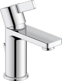 Duravit D-Neo Einhebel-Waschtischmischer S FreshStart, mit Zugstange, Chrom HG