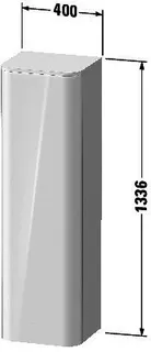 Duravit HHS HappyD2+,1336x400x360mm Anschlag l., graphit supermatt – Bild 4