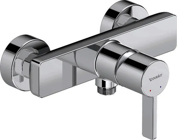 Duravit D-Neo Einhebel-Brausemischer Aufputz Keramikmischsystem, Chrom HG