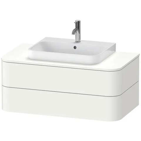 Duravit WTU HappyD2+ wandh.,408x1000x550mm 2Schubkästen, weiß seidenmatt f.ASB