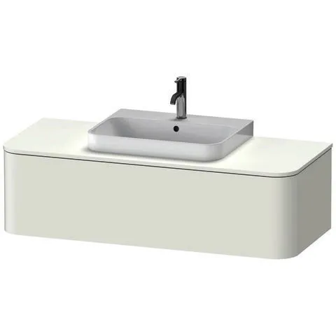 Duravit WTU HappyD2+ wandh.,354x1300x550mm 1Auszug, BP m., weiß seidenmatt f.ASB