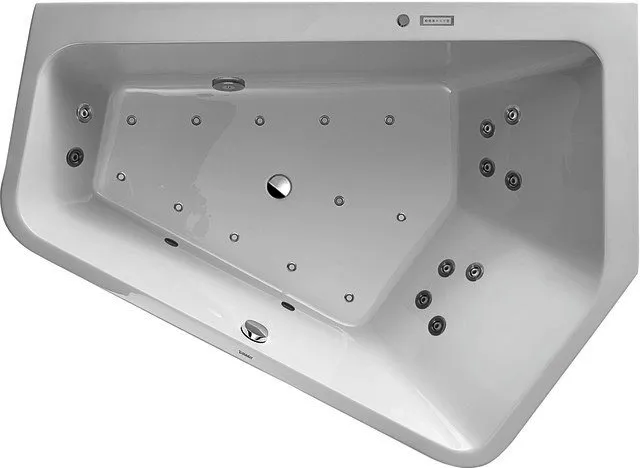 Duravit Paiova 5 Whirlw. 1900x1400mm Einbau Ecke R,Rückens.2 Pos.R,Combi E,Weiß
