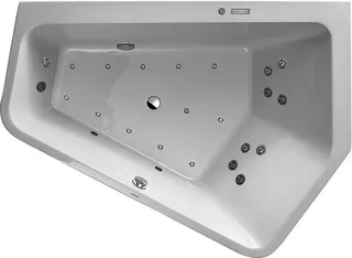 DU Paiova 5 Whirlw. 1900x1400mm Einbau Ecke R,Rückens.2 Pos.R,Combi E,Weiß