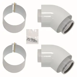 Vaillant Paket 1.50 Luft-/Abgasführung, (3 St.) senk. Dachdurchf. rot, D 60/100