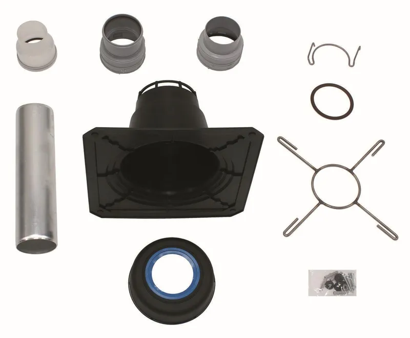 Vaillant Paket 1.614/3 Mehrfachbel. 2er VCW 206/7-2 E, VRT 350, Abgasleitung