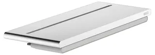 ACTIS-Duschablage a. Aluminium 274x100mm mit Glasabzieher magnet. silber-eloxiert
