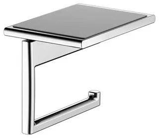 ACTIS-Toilettenpapierhalter offene Form mit Ablage Rollenbreite 100mm verchromt