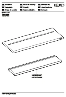 ACTIS-Duschablage a. Aluminium 274x100mm mit Glasabzieher magnetisch schwarz matt – Bild 3
