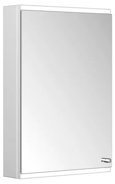 ACTIS-Spiegelschrank Alu m LED-Beleucht. 500x700x120mm 1-türig links verspiegelt