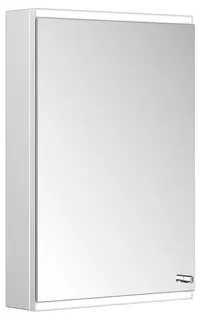 ACTIS-Spiegelschrank Alu m LED-Beleucht. 500x700x120mm 1-türig links verspiegelt – Bild 1