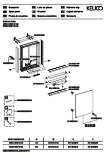 ACTIS-Spiegelschrank Alu m LED-Beleucht. 500x700x160mm 1-türig links verspiegelt – Bild 3