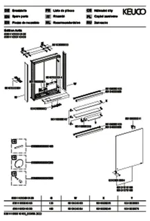 ACTIS-Spiegelschrank Alu m LED-Beleucht. 500x700x160mm 1-türig rechts verspiegelt – Bild 3