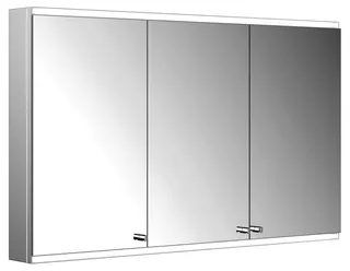 ACTIS-Spiegelschrank Alu m LED-Beleucht. 1200x700x120mm 3-türig Korp. verspiegelt