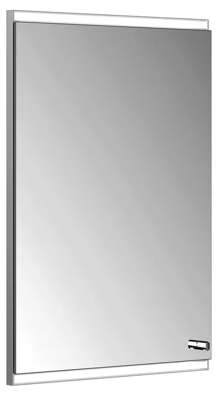 ACTIS-Spiegelschrank Alu m LED-Beleucht. 500x700x120mm 1-türig links Wandeinbau