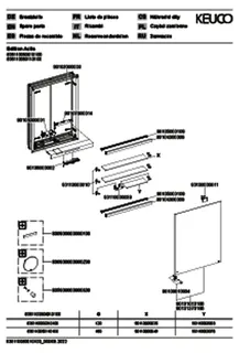 ACTIS-Spiegelschrank Alu m LED-Beleucht. 500x700x160mm 1-türig rechts Wandeinbau – Bild 3